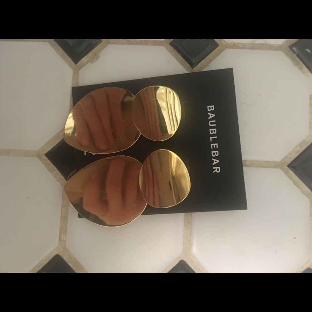 Baublebar gold earrings